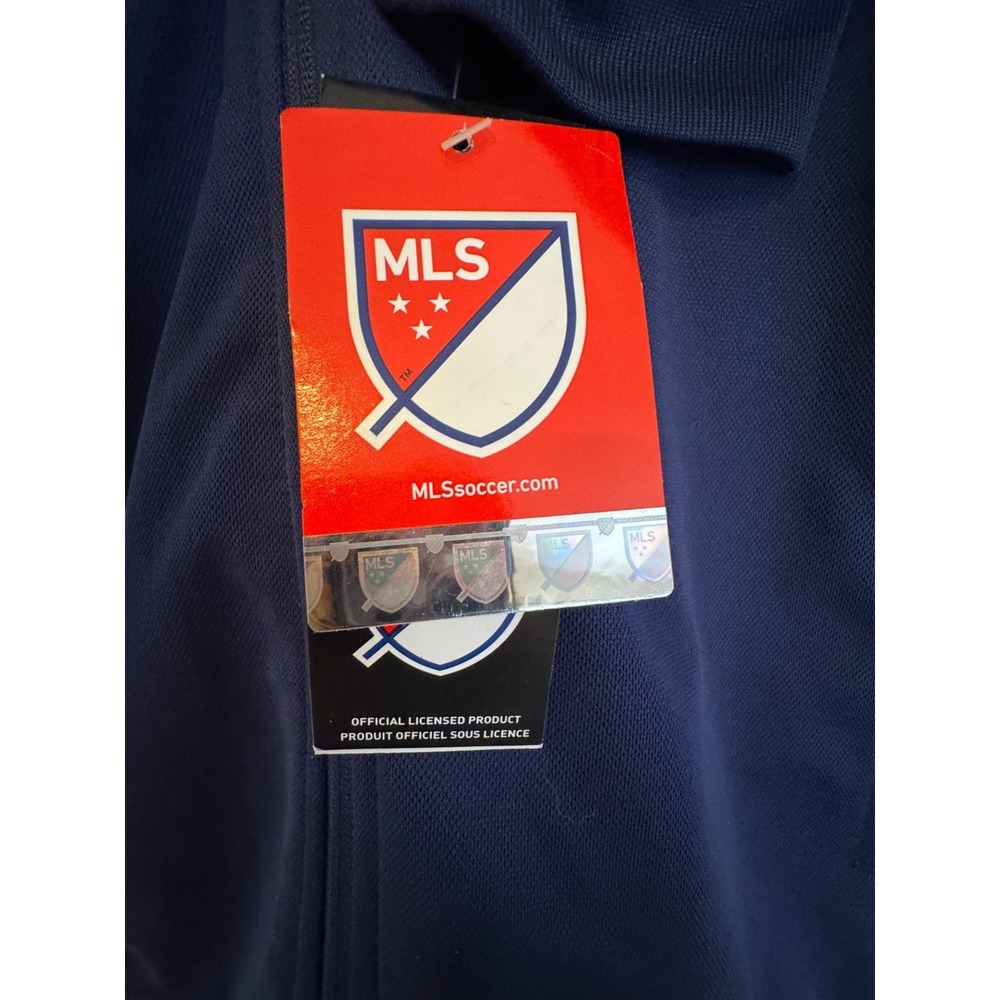 NEW‎ Adidas MLS Chicago Fire Soccer FC Jacket Blue Red White Women's Size Medium - Picture 7 of 9